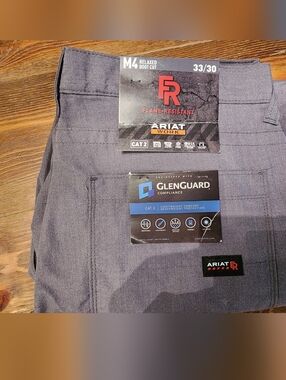 Ariat Flame-Resistant Work Pants in Charcoal Gray